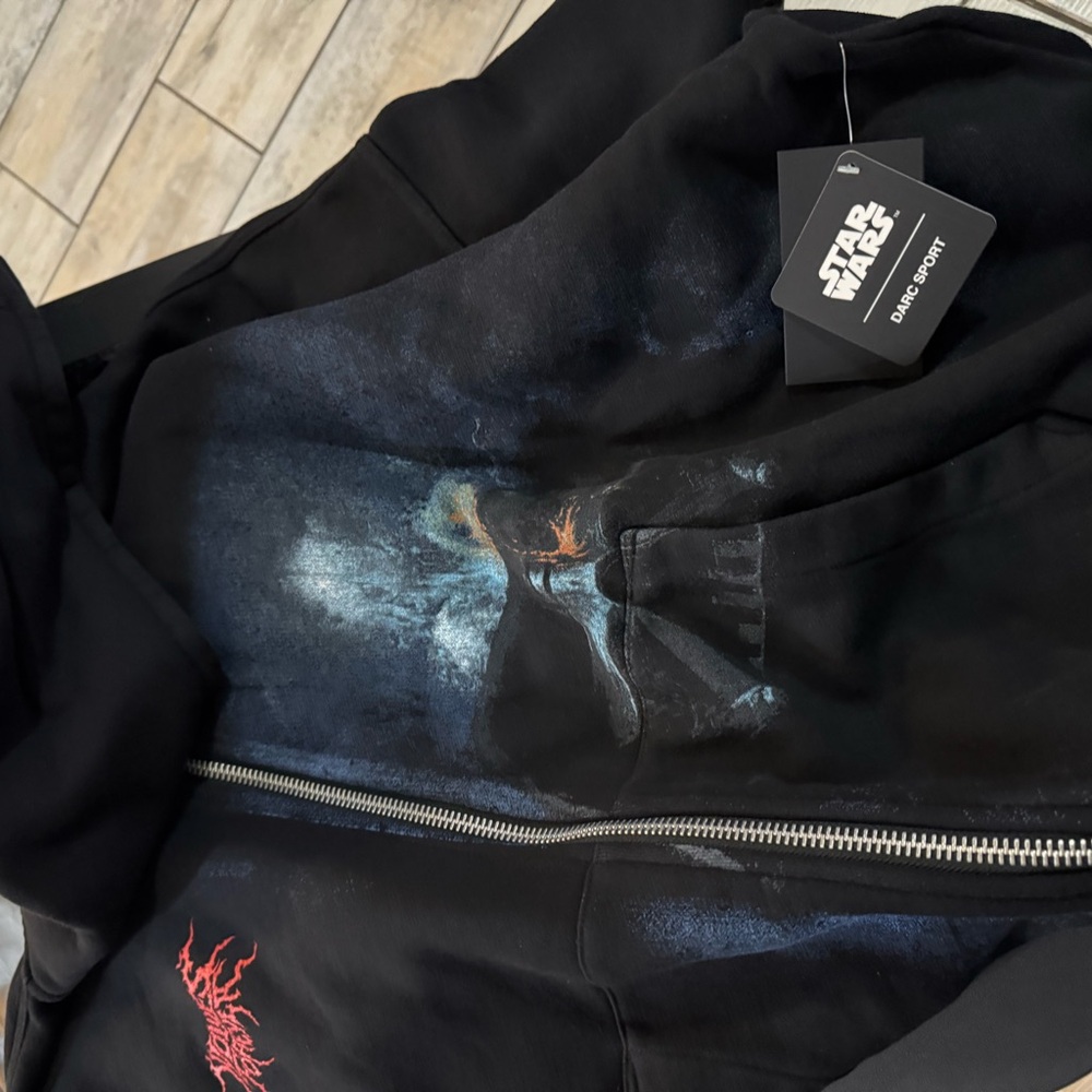 Darc Sport Black Zip Up Sweater